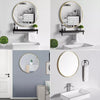 40/50/60/80cm Bathroom Mirror Round Frame Home Glass Wall Mounted Vanity Circle