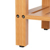 Shower Bath Seat Chair Stool Bench Non-Slip Safe Seat w/ Storage Shelf Organizer