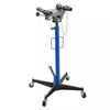 Vertical Hydraulic Transmission Gearbox Jack 500kg Height 127-208cm Swivel Wheel