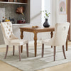 6 Pcs Velvet Dining Chairs High Back Wooden Legs for Home Dining Room Kitchen
