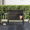Outdoor Insulated Cat House w/All-Round Insulated Styfoam-Black