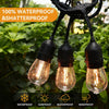 65ft HEAVY DUTY FESTOON E27 IP65 WATERPROOF LED OUTDOOR GARDEN STRING LIGHTS UK