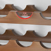 Bamboo Wine Rack Free Standing Bottle Shelf Hanging Cup Stand Storage Display UK