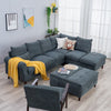 L-Shaped Corner Sofa, Sectional Couch with Built-in USB Port Chaise