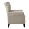 Modern Upholstered Sofa Chair Velvet Fabric Accent Armchair Leisure Lounge Chair