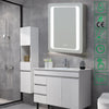 Wall Mounted LED Bathroom Mirror Cabinet w/ Storage/Shaver Socket/Demister