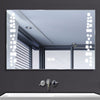 Smart Bathroom Led Mirror Washroom Hotel Wall Sensor Demister Pad Vanity Mirror