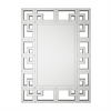 LUVODI Grecian Venetian Rectangle Beveled Glass Wall Mirror for Hotel Home Decor