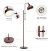 Industrial Floor Lamp Height Adjustable Free-standing Lamp Rustic Desk Lamp Home
