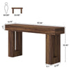 63inch Console Table Entryway Table Narrow Sofa Table Wooden Hallway Couch Table