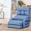 2 IN 1 Folding Lazy Sofa Lounger Floor Gaming Armchair Bed Recliner Adjustable