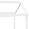 Day Bed and Set with Roof White 80x200 Solid Wood Pine P6H1