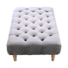 100cm Chesterfield Footstool Coffee Table Velvet Pouffe Stool Bed Bench Chair UK