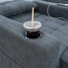 Sofa Bed Single Chair Armchair Sleeper USB Port Cup Holder Chair Chaise Pull Out