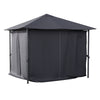 XL Patio Gazebo Canopy Garden Pavilion Tent Shelter with Sidewalls , Steel Frame