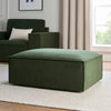 Dusk Brooklyn Pouffe Footstool in Dark Olive Green RRP £199