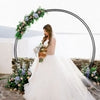 2.4M Large Moon Gate Wedding Party Walk Through Flowers Arch Frame Standing Base
