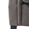 Upholstered Wing Back Armchair Velvet Quilted Wingback Single Sofa Cuddle Chairs