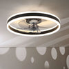 20" Ceiling Fan LED Light Timer 6 Speed Smart Lamp Head Fan with Remote Control