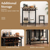 3 Piece Dining Table Set Extendable Kitchen Table Folding Breakfast Table