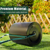Steel Garden Lawn Roller, Water Sand Filled Outdoor Grass Roller Removable Drain