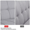 Modern Fabric Sofa Bed 3 Seater Click Clack Living Room Recliner Couch Sofa Grey