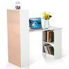Computer Desk Bookshelves Workstation Corner Study Table Storage Combo