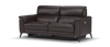 Sofology Illinois Brown Leather 3 Seater Dual Power Recliner Sofa RRP £2199