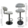 FATIVO Set of 2 Kitchen Bar Stool Double Padded Seat Chair Adjustable Barstools