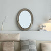 Classic Oval Baroque Gold Frame Wall Mirror Aesthetic Accent Mirror Bedroom Hall