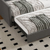 DAYBED LINEN UPHOLSTERED BED 3FT SINGLE BED FRAME WITH TRUNDLE BED GUEST BED