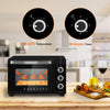 21L Mini Oven w/ Adjustable Temperature Timer Toaster Pizza Tabletop Oven 1280W
