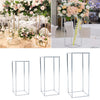 60/80/100cm Metal Flower Stand Plinth Pedestal Wedding Table Centerpiece Display