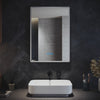 Bathroom LED Mirror with Shaver Socket Bluetooth Speaker Demister Touch 500x700