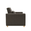 Dahlia Brown 2-Seater Pull Out Sofa Bed - Convertible Sleeper Sofa