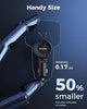 Retractable Fast Car Charger Port Car Charger Adaptor for iPhone Android UK
