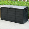 300 Litre Outdoor Storage Box Garden Patio Plastic Chest Lid Container Multibox