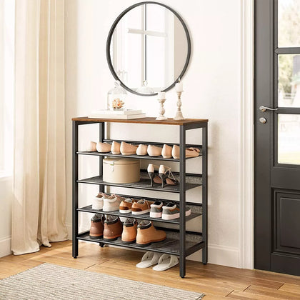 5-Tier Shoe Rack Shoe Storage Organizer Shoe Rack Organizer Shoe Shelf