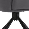 Modern Upholstered Frosted Velvet Swivel Armchair Lounge Chair with Metal Legs