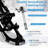 21"/25"/30" Aluminum Snow Shoes 4-in-1 Lightweight Terrain Snowshoes w/Carry Bag