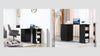 Computer Desk Writing Study Table with Storage for Home Office Black