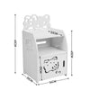 Kids Bedside Table Unit Childrens Bedroom Nightstand Storage Cupboard Bookshelf