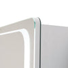 Dimmable Illuminated LED Bathroom Mirror Cabinet With Shaver Socket Demister Pad