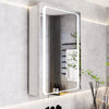 Bathroom Mirror Cabinet Double Full Mirror Door Wall Cupboard Storage Shelf Unit