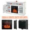 Fireplace TV Stand for TVs up to 55 Inches With 1400W Electric Fireplace Insert