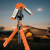 Cordless Emergency Light Rechargeable LED Work Light Tripod Stand Camp Work Site