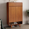 Shoe Storage Cabinet Rack Stand Wooden Cupboard Drawer 2 Door Footwear Organiser