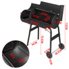 Smoker Barbecue Grill Portable Outdoor BBQ Grill w/ Wheels Garden Camping Picnic