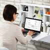 Wall-mounted Computer Desk Space Saving Floating Writing Desk Laptop Workstation