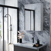 Bathroom Mirror Cabinet With LED Lights Shaver Socket Demister Illuminated 700mm